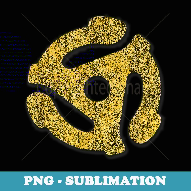 45 Adaptor Record Vintage Weathered. - Premium Sublimation Digital Download