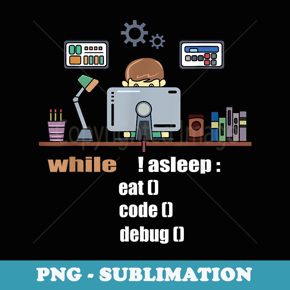 Computer Science Code Debug Programmer Python Coder - Vintage Sublimation PNG Download