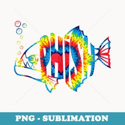 colorful phish-jam, tie-dye for fisherman, fish outfits - elegant sublimation png download