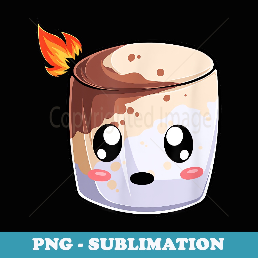 Burning Marshmallow S'mores Costume Group - Special Edition Sublimation PNG File