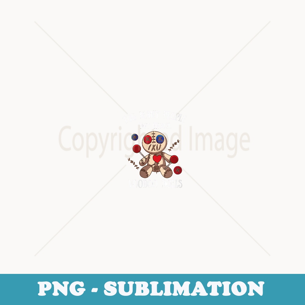 s Halloween Voodoo Doll Witch Costume - High-Resolution PNG Sublimation File