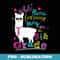 A Whole Llama Learning Going On In 5th Grade Back To School - Premium PNG Sublimation File