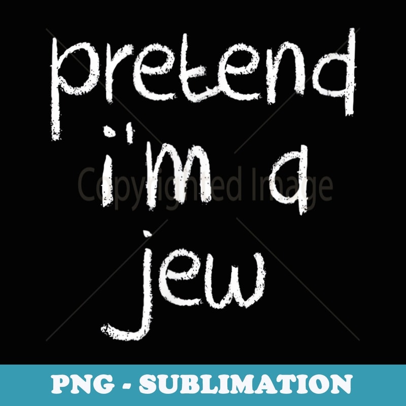 Funny i'm a jew Lazy Halloween Costume - Creative Sublimation PNG Download