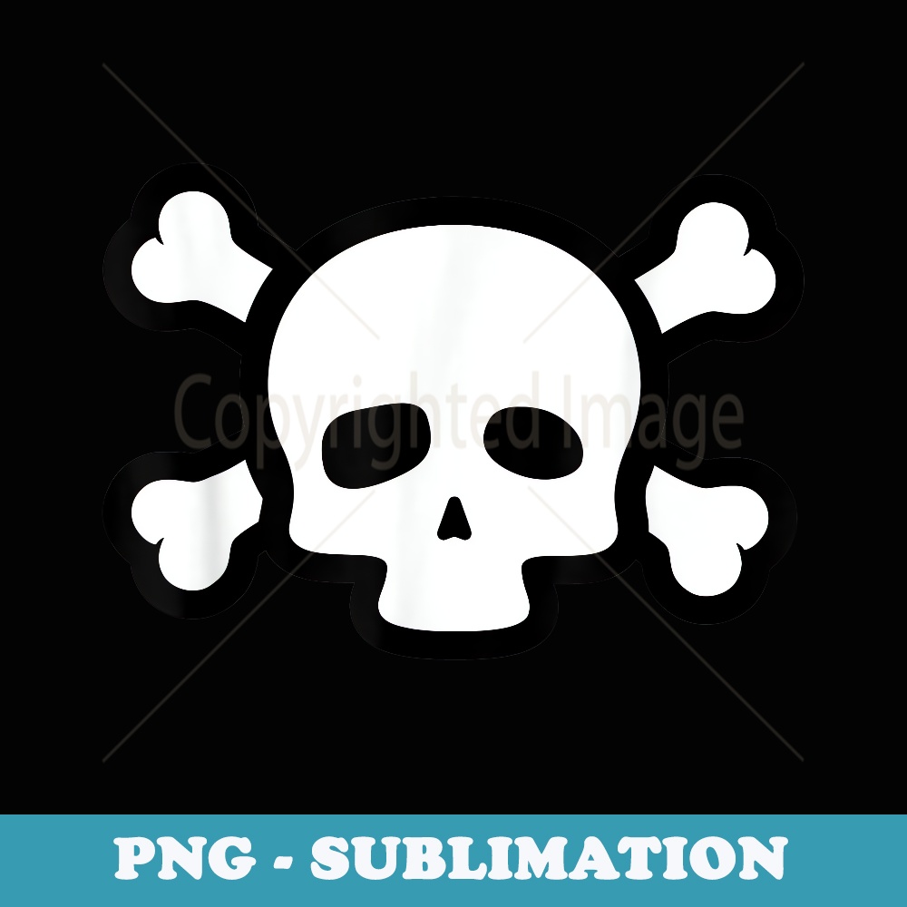 Skull and Crossbones - Creative Sublimation PNG Download