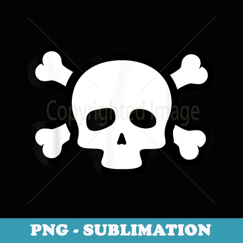 Skull and Crossbones - Creative Sublimation PNG Download