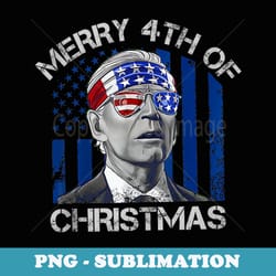funny biden confused merry happy 4th of july christmas flag - png transparent sublimation file