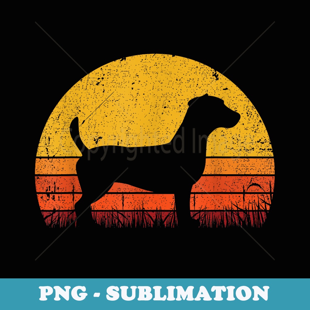 Retro Jack Russell Terrier Vintage Jack Russell - Creative Sublimation PNG Download