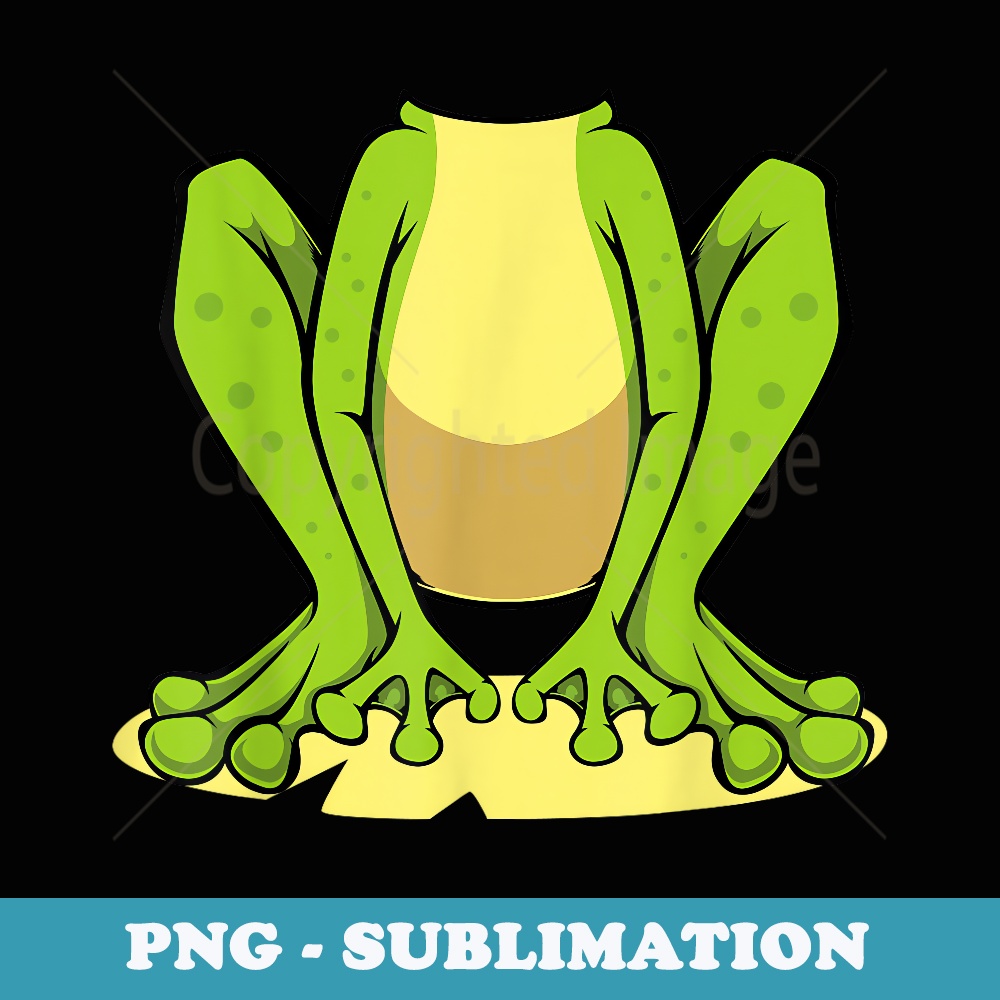 Frog Body Halloween Purim Carnival Toad Cute Reptile Costume - Special Edition Sublimation PNG File