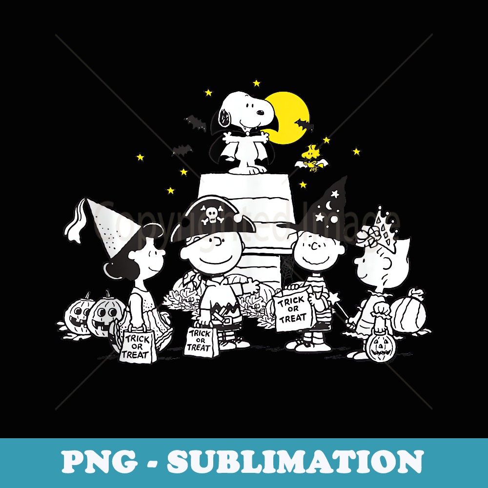 Peanuts Halloween Group - Digital Sublimation Download File