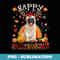 Pug Dog Happy Hallothanksmas Halloween Thanksgiving Xmas - Instant Sublimation Digital Download