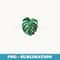 Funny Monstera Leaf Costume Indoor Plant Lover Men - Creative Sublimation PNG Download