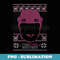 s The Pink Whitney Ugly Christmas er Party Hockey - Sublimation PNG File