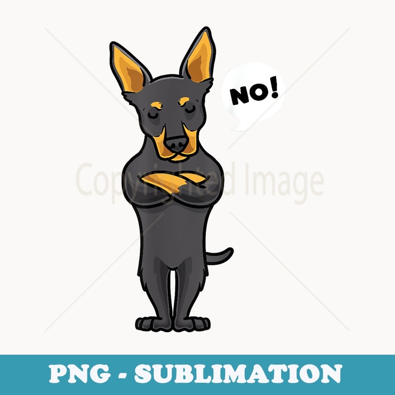 Stubborn Australian Kelpie Dog - Signature Sublimation PNG File