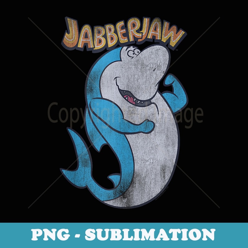 Jabberjaw Distressed - Stylish Sublimation Digital Download