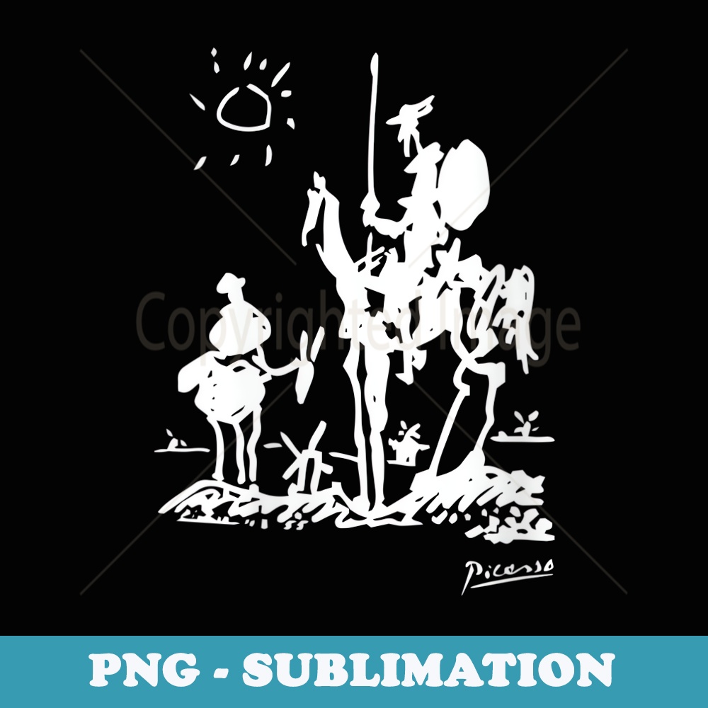 s Don Quixote Artwork - Decorative Sublimation PNG File