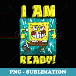 mademark x spongebob squarepants - spongebob i am ready funny spongebob running and ready