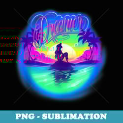 disney the little mermaid ariel dreamer airbrush silhouette - png transparent sublimation design
