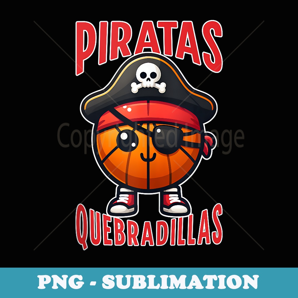 Piratas de Quebradillas Baloncesto Puerto Rico Basketball - Premium PNG Sublimation File
