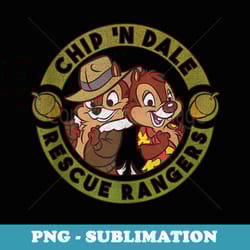 disney chip 'n dale rescue rangers logo - aesthetic sublimation digital file