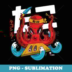 funny chopstick octopus chef humor - png transparent sublimation design