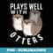 Plays Well With Otters Big Pun Otter - Special Edition Sublimation PNG File