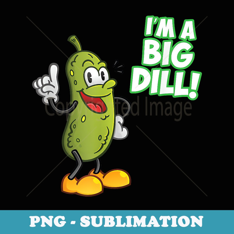 Funny Pickles Cartoon Graphic - Artistic Sublimation Digital File
