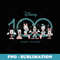 Disney 100 Years of Wonder Mickey & Pals Muted Cute D100 - Instant PNG Sublimation Download