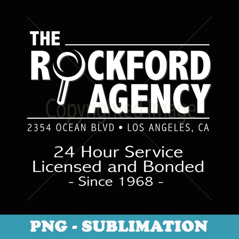 Rockford Files The Rockford Agency Classic TV - Unique Sublimation PNG Download