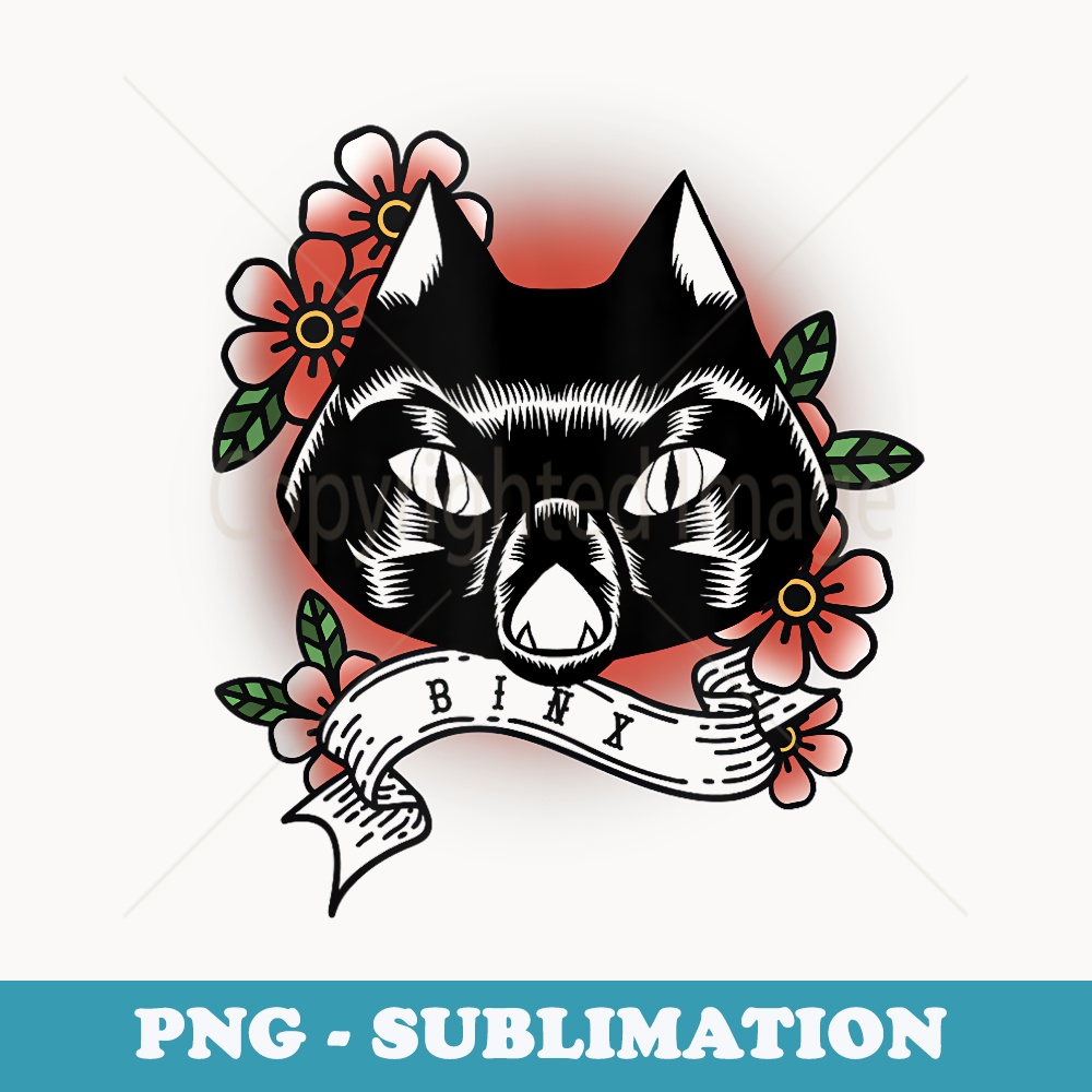 Disney Hocus Pocus Binx Tattoo - Signature Sublimation PNG File