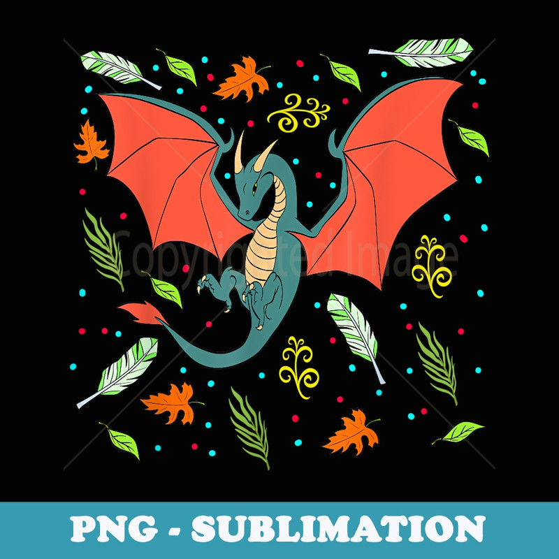 Dragon Dungeon Dragon Wing Fire Breather - Premium Sublimation Digital Download