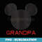 Disney Mickey Mouse Grandpa Family - High-Resolution PNG Sublimation File