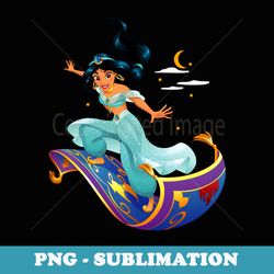 disney aladdin princess jasmine magic carpet pose - high-resolution png sublimation file