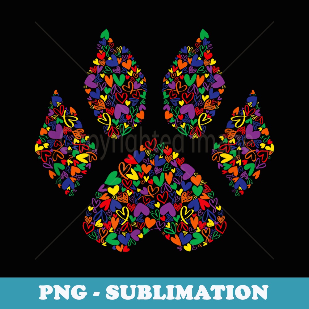 Miraculous Ladybug Rainbow Collection Cat Noir Paw - Premium PNG Sublimation File