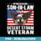 Proud Son-In-Law Of Desert Storm Veteran Persian Gulf War - Decorative Sublimation PNG File