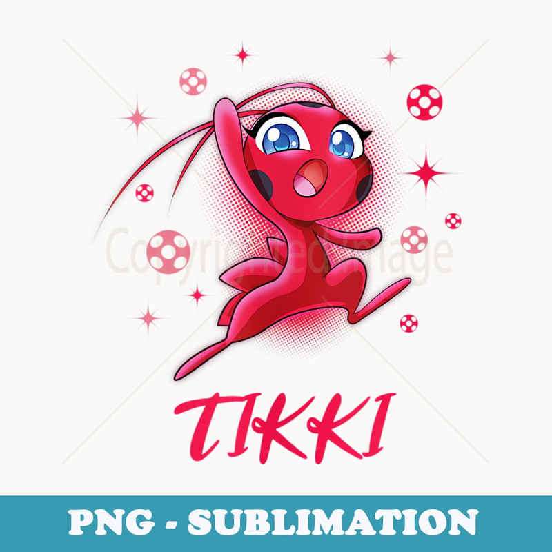 Miraculous Ladybug Kwamis Collection with Tikki - PNG Sublimation Digital Download