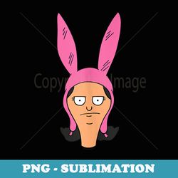 bobs burgers louise angry big face - digital sublimation download file