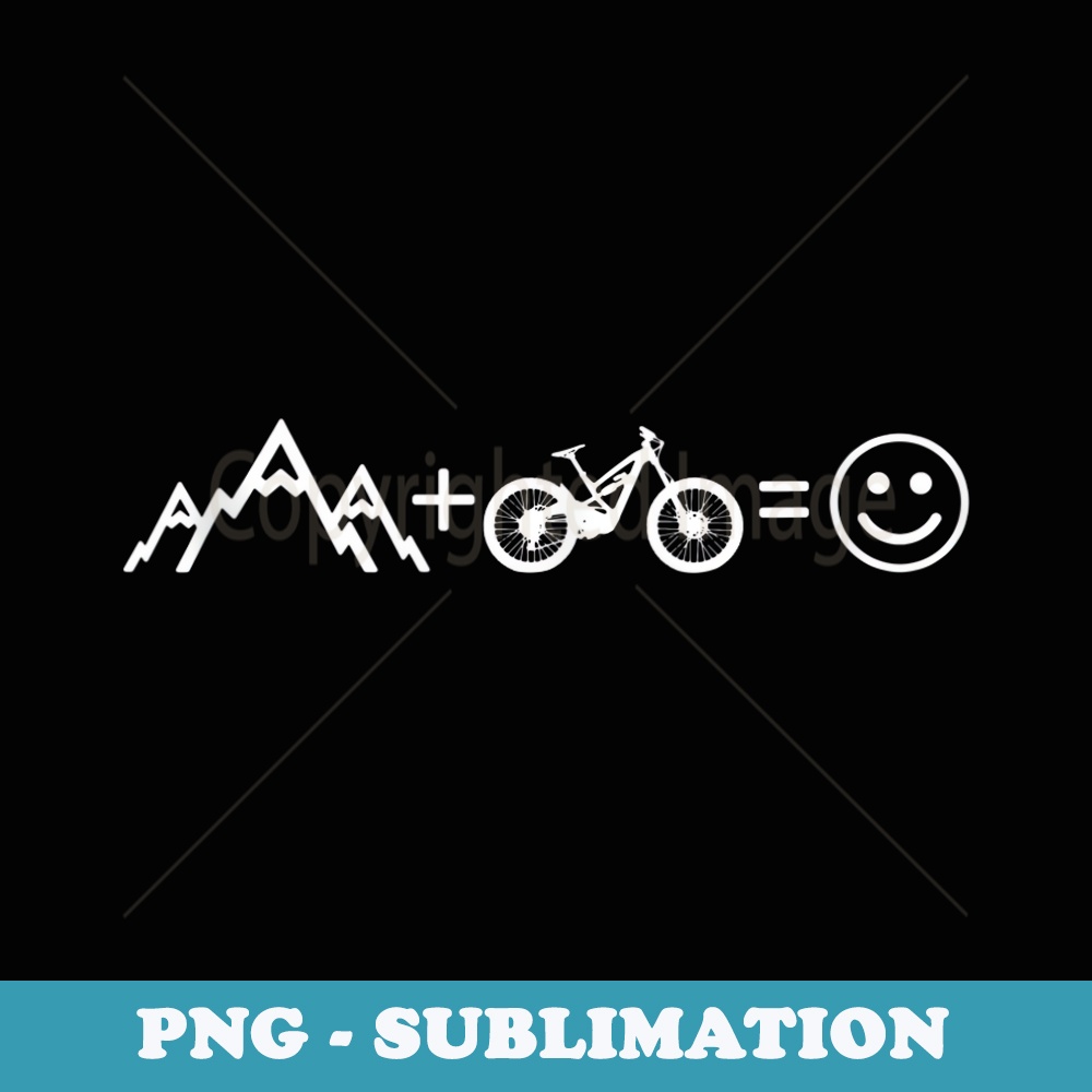 Mountain Bike MTB Downhill Biking Funny Mountain Biker - PNG Transparent Sublimation File