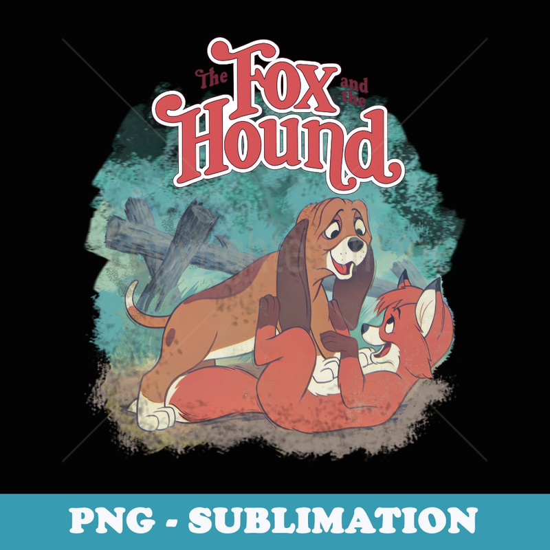 Disney The Fox and the Hound Vintage Classic - PNG Sublimation Digital Download