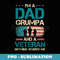 Mens Grandpa Grumpa Veteran USA Flag Vintage Themed - Exclusive Sublimation Digital File