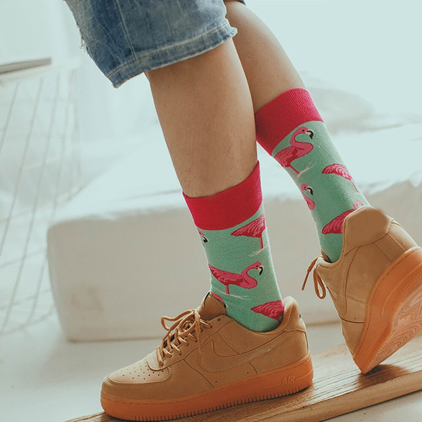 Cute Flamingo Socks For Men & Women (1).jpg