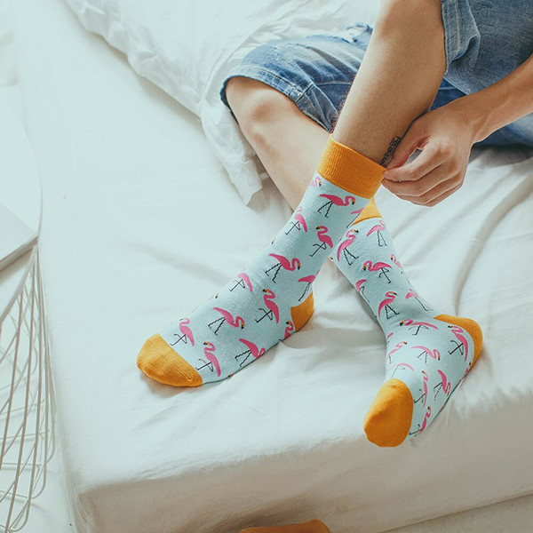 Cute Flamingo Socks For Men & Women (5).jpg