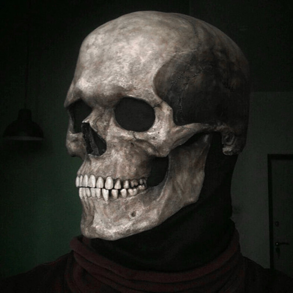 Realistic human skull mask for sale