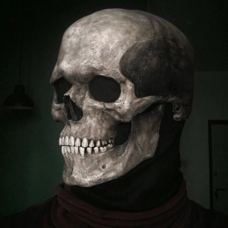 Realistic human skull mask for sale