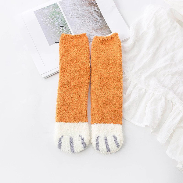 Cute Fuzzy Cat Claws Socks (8).jpg
