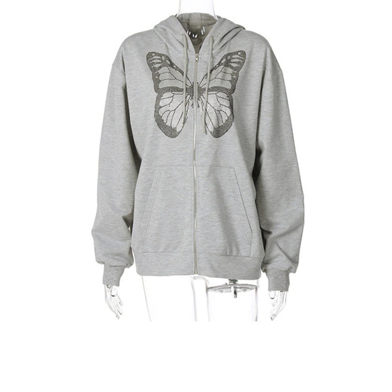 Polyester Butterfly Zipper Hoodie (3).jpg