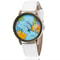 Vintage World Traveler Watch white
