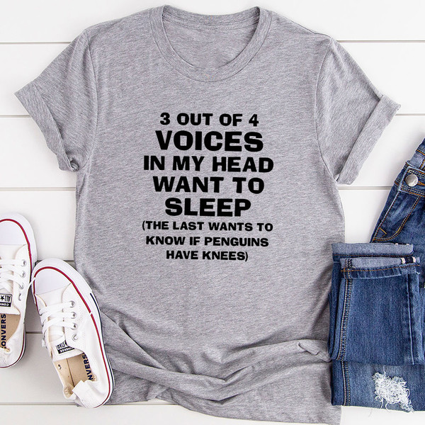 3 Out Of 4 Voices In My Head T-Shirt (2).jpg