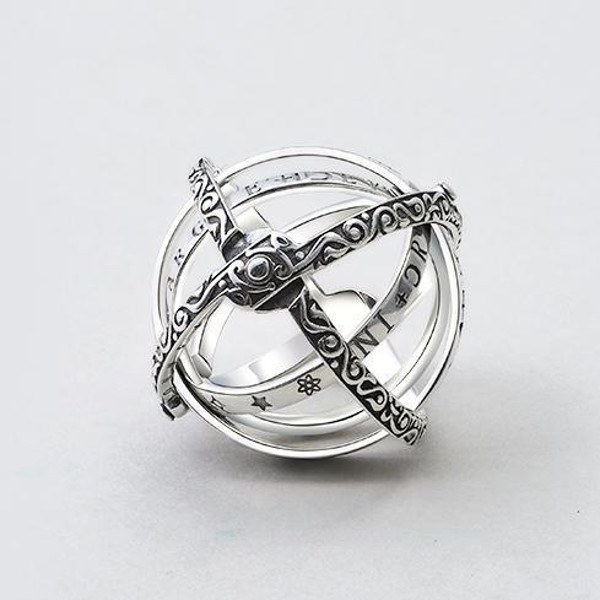 Handmade Sphere Spinner Ring | Inspire Uplift