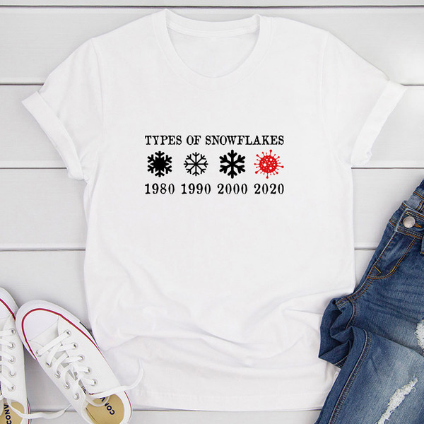 Types Of Snowflakes T-Shirt 0.jpg