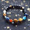 Natural Stone Solar System Bracelet in Gift Box